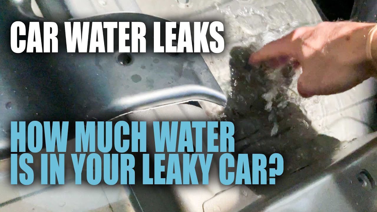 How much water is in a leaky car? video